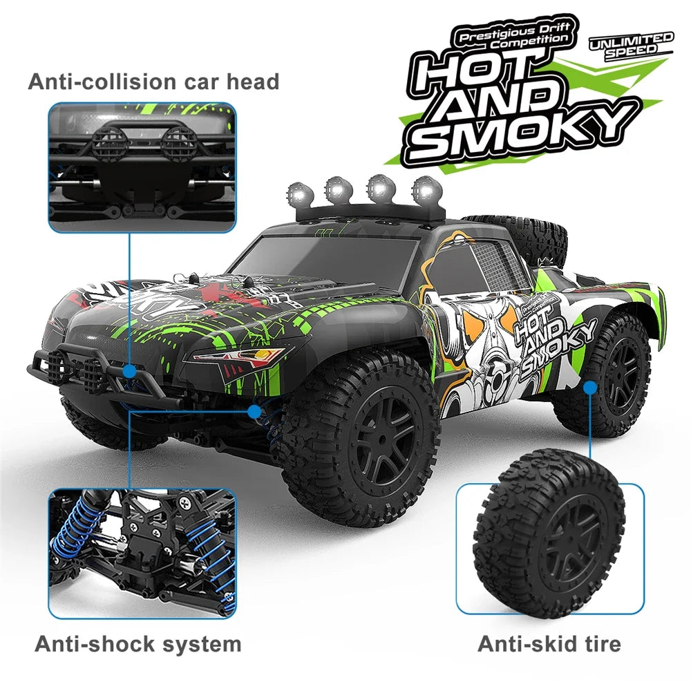 HKM-643475 1:18 Waterproof Electric 4X4 Remote Control Racing Buggy with Lights and 80m Range