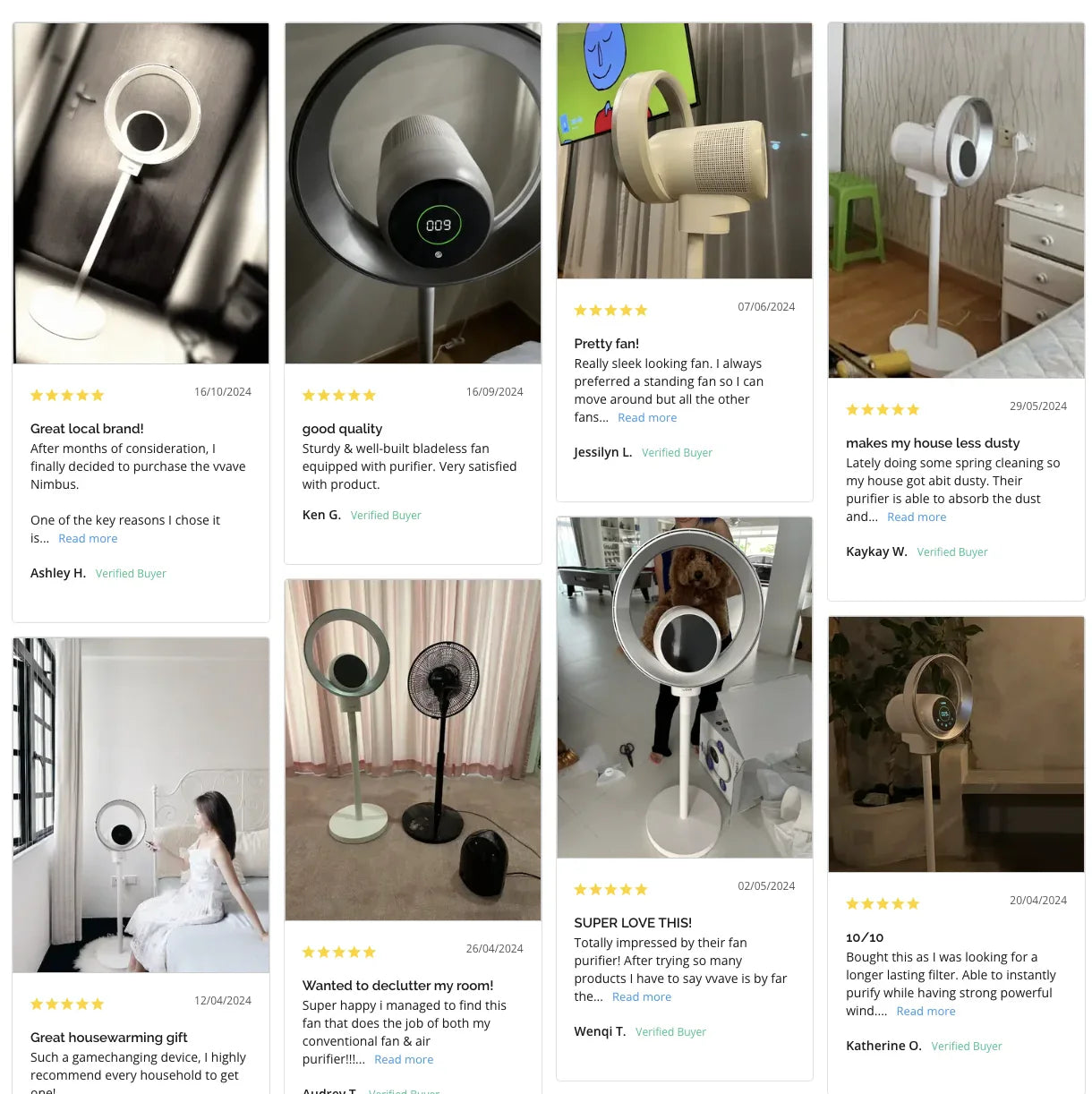 KTX-475539 Tuya Smart Bladeless Fan with H13 HEPA Air Purifier and Sterilisation 기능