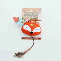 HKM-603795 Interactive Plush Cat Toys – Cute Animal Designs Including Lions and Foxes, Bite Resistant and Self-Play Features