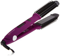 HKM-696403 4 in 1 Hair Curler and Straightener with Electric Coil Comb, 60W ABS, PP, PC, Aluminum, Nylon