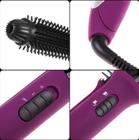HKM-696403 4 in 1 Hair Curler and Straightener with Electric Coil Comb, 60W ABS, PP, PC, Aluminum, Nylon