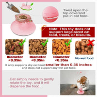HKM-360595 Interactive Cat Teaser Wand with Suction Cup Scratcher - Spring Toy for Cats