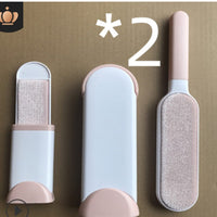 HKM-145427 Double-Sided Self-Cleaning Pet Hair Removal Comb and Upholstery Lint Brush