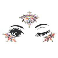 HKM-392083 Acrylic Diamond Eyebrow Stick for Party Face Decoration, 165mm x 125mm