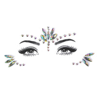 HKM-392083 Acrylic Diamond Eyebrow Stick for Party Face Decoration, 165mm x 125mm