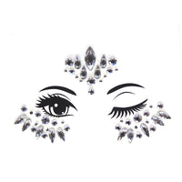 HKM-392083 Acrylic Diamond Eyebrow Stick for Party Face Decoration, 165mm x 125mm