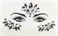 HKM-392083 Acrylic Diamond Eyebrow Stick for Party Face Decoration, 165mm x 125mm