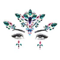HKM-392083 Acrylic Diamond Eyebrow Stick for Party Face Decoration, 165mm x 125mm