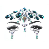 HKM-392083 Acrylic Diamond Eyebrow Stick for Party Face Decoration, 165mm x 125mm
