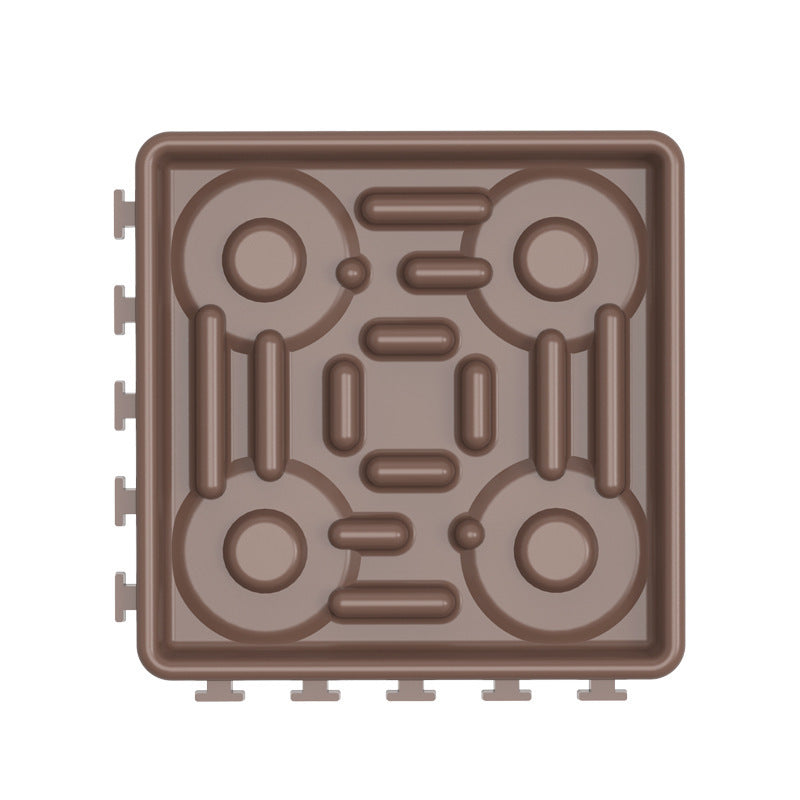 JMT-001418 Slow Food Bowl for Safe Eating - Anti-Choking Design, Made from Durable TPR