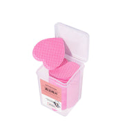 HKM-611667 Heart-Shaped Cotton Wipe Sheets for Gentle Nail Polish Removal - 200 Pieces per Box