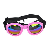 HKM-835347 Foldable Medium Size Dog Sunglasses - Waterproof Goggles with UV Protection for Pets