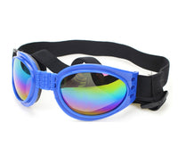 HKM-835347 Foldable Medium Size Dog Sunglasses - Waterproof Goggles with UV Protection for Pets