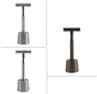 HKM-495827 Stainless Steel Manual Shaver with Copper Handle and Safe Closed Cutter Head Design
