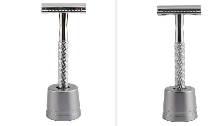HKM-495827 Stainless Steel Manual Shaver with Copper Handle and Safe Closed Cutter Head Design