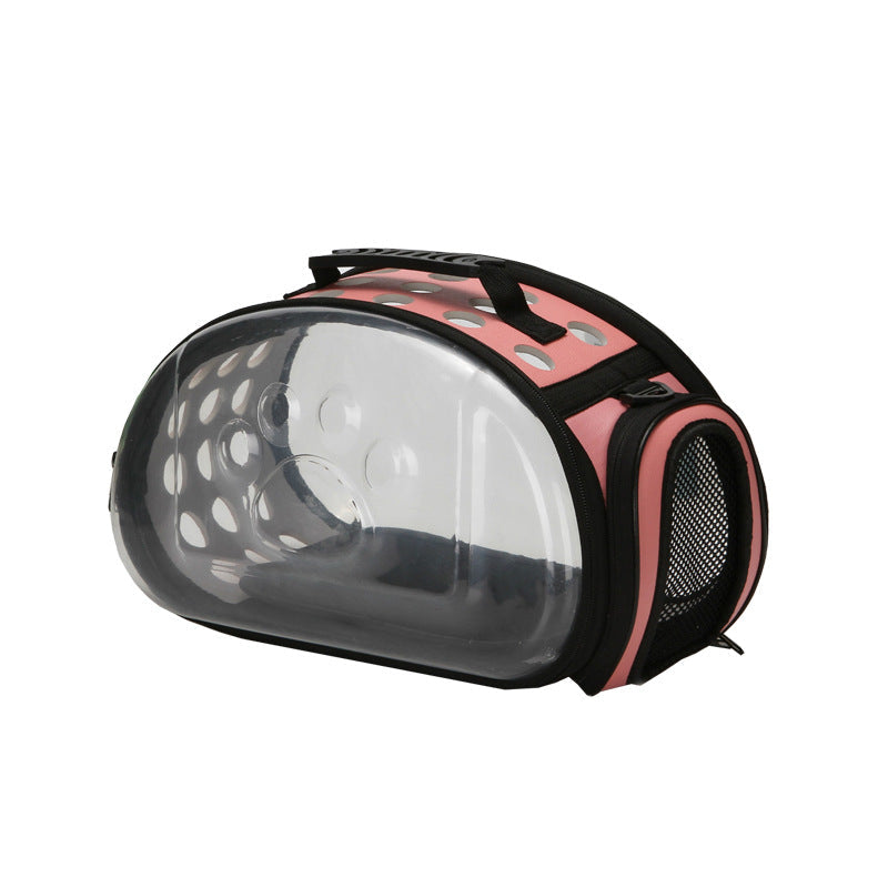 HKM-887507 Stylish Pet Handbag with Comfortable Shoulder Strap and Breathable Design