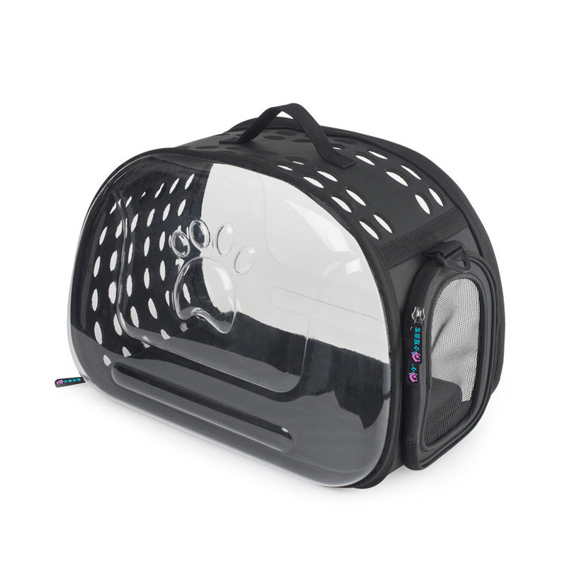 HKM-887507 Stylish Pet Handbag with Comfortable Shoulder Strap and Breathable Design