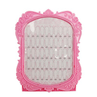 HKM-544979 Nail Polish Dustproof Color Card - Two-Sided Display Board with 48 Vibrant Shades