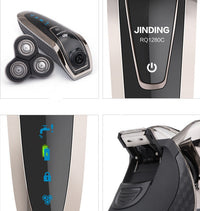 HKM-429139 Cordless Beard Trimmer with Ergonomic Design and 3D Cutter Head System, Rechargeable and Washable