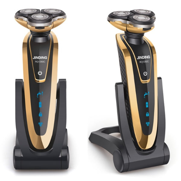 HKM-429139 Cordless Beard Trimmer with Ergonomic Design and 3D Cutter Head System, Rechargeable and Washable