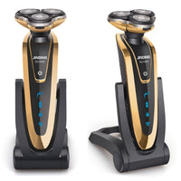 HKM-429139 Cordless Beard Trimmer with Ergonomic Design and 3D Cutter Head System, Rechargeable and Washable
