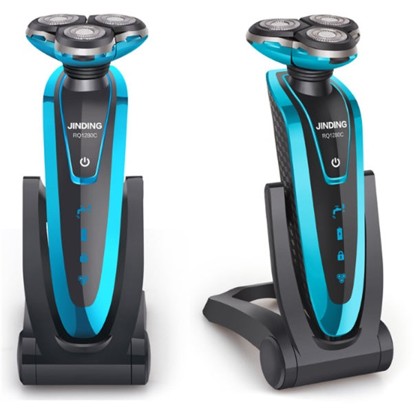 HKM-429139 Cordless Beard Trimmer with Ergonomic Design and 3D Cutter Head System, Rechargeable and Washable