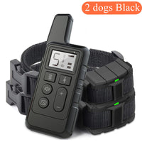 HKM-745875 500M Rechargeable Waterproof Dog Training Collar with Remote Control and LCD Display
