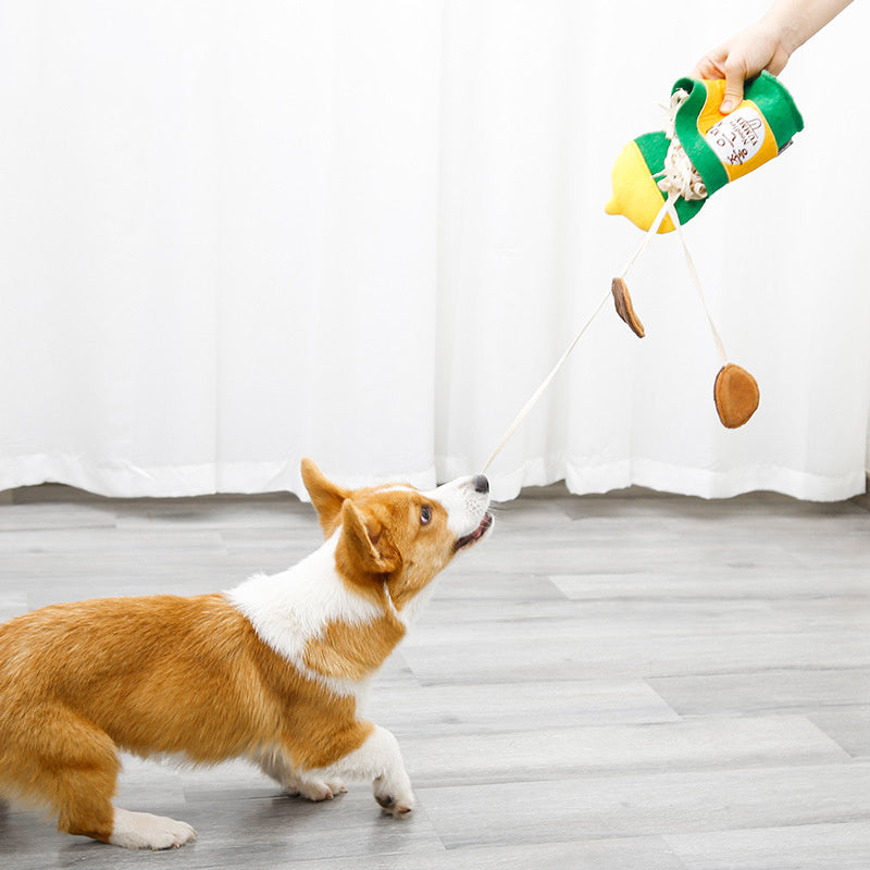 HKM-928851 Interactive Sound Toy for Dogs Made from Felt Cloth and Cotton Webbing