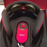 HKM-328531 Red Cervical Spine Massager with Adjustable Speed and Heat Function