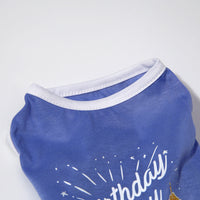 HKM-204371 Light Blue Cotton Casual Vest for Dogs ¨C Sizes XS to XL