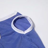 HKM-204371 Light Blue Cotton Casual Vest for Dogs ¨C Sizes XS to XL