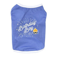 HKM-204371 Light Blue Cotton Casual Vest for Dogs ¨C Sizes XS to XL