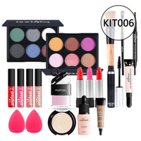 HKM-598739 Beginner-Friendly Makeup Cosmetics Set with Concealer, Eyeliner, and Eyebrow Pencil - 8+ Natural Color Options