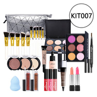 HKM-598739 Beginner-Friendly Makeup Cosmetics Set with Concealer, Eyeliner, and Eyebrow Pencil - 8+ Natural Color Options