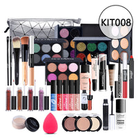 HKM-598739 Beginner-Friendly Makeup Cosmetics Set with Concealer, Eyeliner, and Eyebrow Pencil - 8+ Natural Color Options