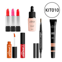 HKM-598739 Beginner-Friendly Makeup Cosmetics Set with Concealer, Eyeliner, and Eyebrow Pencil - 8+ Natural Color Options