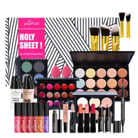 HKM-598739 Beginner-Friendly Makeup Cosmetics Set with Concealer, Eyeliner, and Eyebrow Pencil - 8+ Natural Color Options