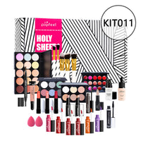 HKM-598739 Beginner-Friendly Makeup Cosmetics Set with Concealer, Eyeliner, and Eyebrow Pencil - 8+ Natural Color Options