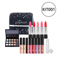 HKM-598739 Beginner-Friendly Makeup Cosmetics Set with Concealer, Eyeliner, and Eyebrow Pencil - 8+ Natural Color Options