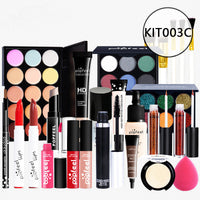HKM-598739 Beginner-Friendly Makeup Cosmetics Set with Concealer, Eyeliner, and Eyebrow Pencil - 8+ Natural Color Options