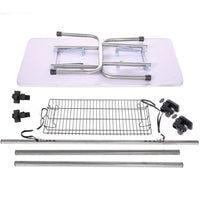 HKM-875539 36 Inch Folding Dog Grooming Table with Adjustable Arm and Non-Slip Rubber Surface