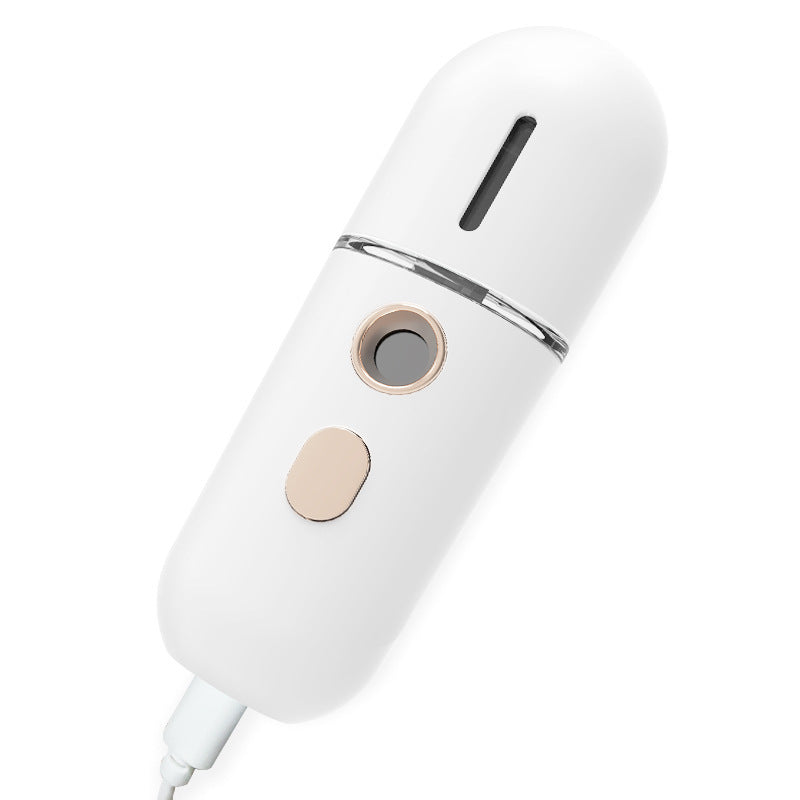 HKM-278163 Nano Moisturizer Facial Steamer with 12ML Water Tank Capacity and USB Charging