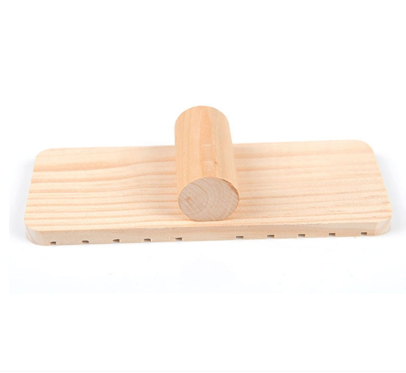 HKM-188691 Natural Wooden Hamster Seesaw for Stress Relief and Exercise