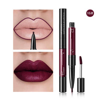 HKM-792211 2 in 1 Matte Lip Gloss and Lip Liner – Highly Pigmented Velvet Finish, Long Lasting Color, Easy Application