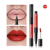 HKM-792211 2 in 1 Matte Lip Gloss and Lip Liner – Highly Pigmented Velvet Finish, Long Lasting Color, Easy Application