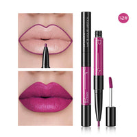HKM-792211 2 in 1 Matte Lip Gloss and Lip Liner – Highly Pigmented Velvet Finish, Long Lasting Color, Easy Application