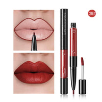 HKM-792211 2 in 1 Matte Lip Gloss and Lip Liner – Highly Pigmented Velvet Finish, Long Lasting Color, Easy Application