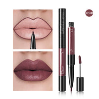 HKM-792211 2 in 1 Matte Lip Gloss and Lip Liner – Highly Pigmented Velvet Finish, Long Lasting Color, Easy Application