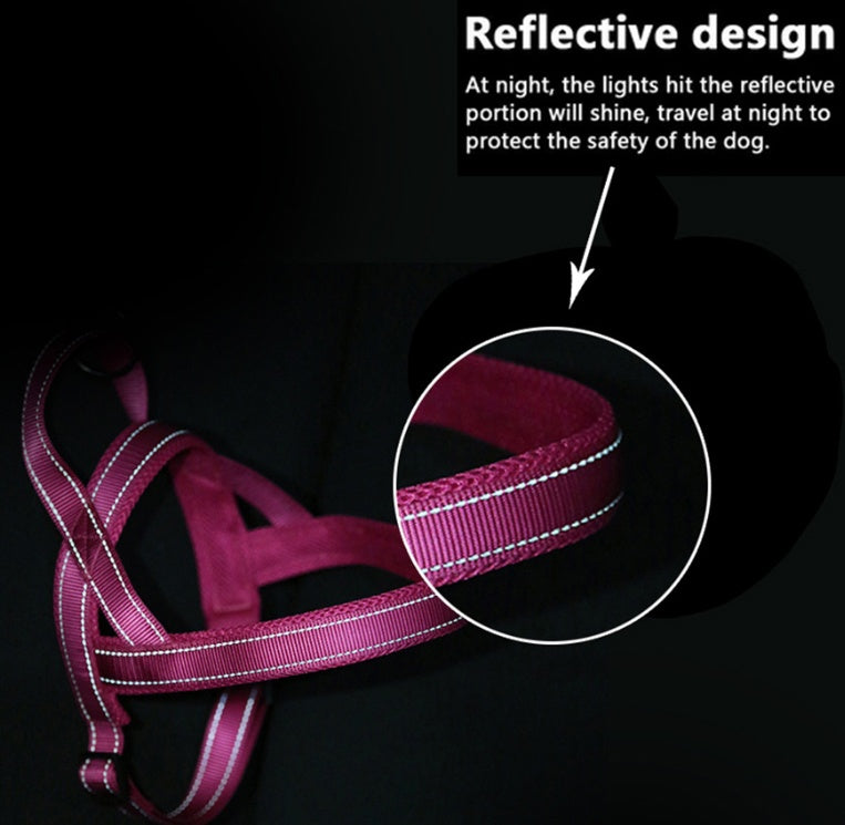 HKM-076563 Nylon Dog Chest Strap for Adjustable Fit - Multiple Sizes Available