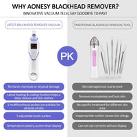 HKM-129619 Hot and Cold Suction Blackhead Remover with Cooling and Heating Functions